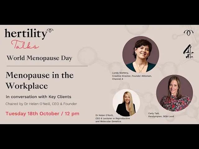 Menopause in the workplace