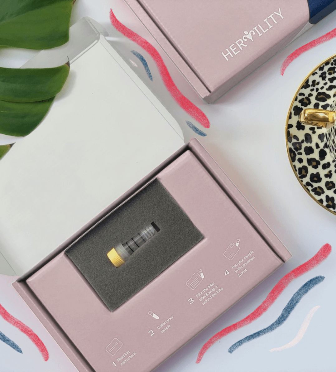 Get your kit delivered to your home - Hertility health